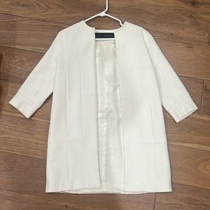 Zara white blazer jacket